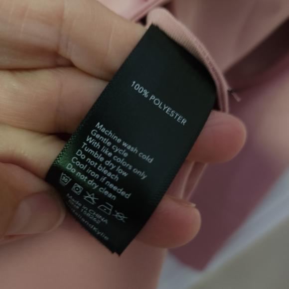 Kendall & Kylie Blush Pink Belted Blazer - Picture 6 of 7